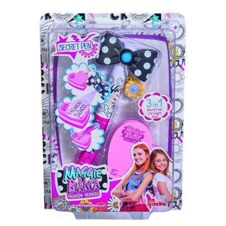 INGROSSO GIOCATTOLI MAGGIE & BIANCA PENNA DEI SEGRETI C/INCHIOSTRO INVISIBILE.LUCE UV E POSTIT 4006592004958 INGROSSO BAMBOLE E