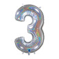 PALLONCINO MYLAR N. 3 ARGENTO MEGA 101CM EAN 8032685998350 INGROSSO PALLONCINI COMPLEANNO PALLONCINO MYLAR N. 3 ARGENTO MEGA 101CM EAN 8032685998350 INGROSSO PALLONCINI COMPLEANNO