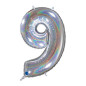 PALLONCINO MYLAR N. 9 ARGENTO MEGA 101CM EAN 8032685998411 INGROSSO PALLONCINI COMPLEANNO PALLONCINO MYLAR N. 9 ARGENTO MEGA 101CM EAN 8032685998411 INGROSSO PALLONCINI COMPLEANNO