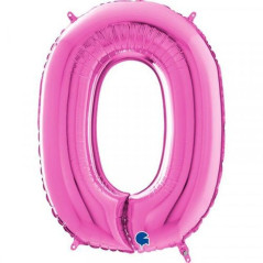 INGROSSO PALLONCINI PALLONCINO MYLAR N. 0 FUXIA MEGA 40 101C 8032685998725 INGROSSO ARTICOLI PER FESTE