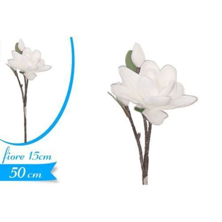 RAMO MAGNOLIA BIANCA EAN 8055329245498 INGROSSO FIORI FINTI D'ARREDO