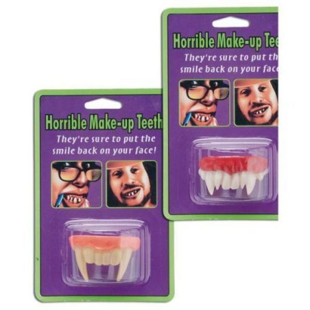 INGROSSO HALLOWEEN DENTIERA VAMPIRO IN BLISTER 8004761065140 INGROSSO ARTICOLI DI HALLOWEEN SET TRAVESTIMENTI HALLOWEEN
