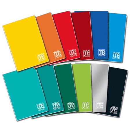 INGROSSO CARTOLERIA QUADERNO ONE COLOR 80GR 20+1F BIANCO 8007758271234 INGROSSO QUADERNI ALBUM BRISTOL