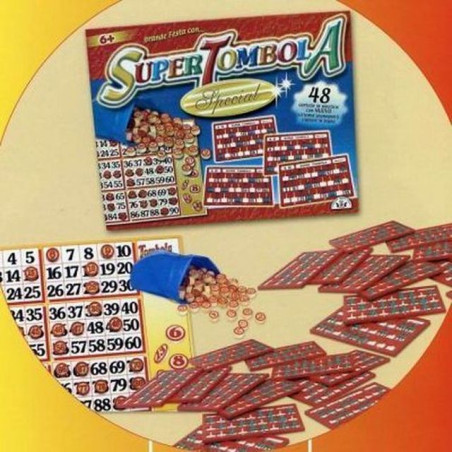 INGROSSO GIOCATTOLI TOMBOLA SPECIAL 48 CARTELLE PLASTIFICATE 8000888000934 INGROSSO GIOCHI E GIOCATTOLI