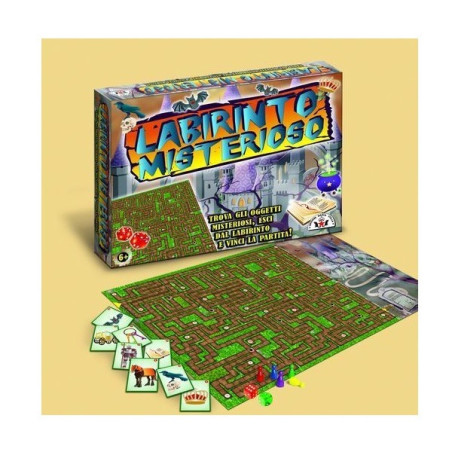 LABIRINTO MISTERIOSO C/DADI E SEGNAPOSTI EAN 8000888001085 INGROSSO GIOCHI DI SOCIETA