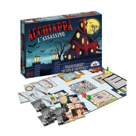 INGROSSO GIOCATTOLI ACCHIAPPA L'ASSASSINO 8000888001351 INGROSSO GIOCHI E GIOCATTOLI GIOCHI DI SOCIETA