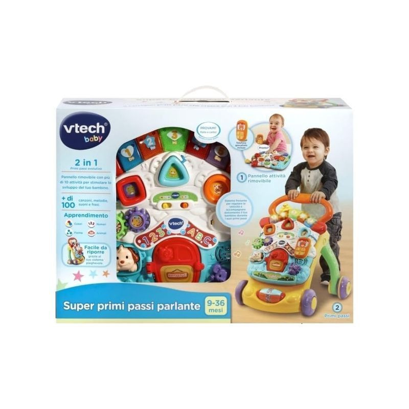 SUPER PRIMI PASSI PARLANTE 2 IN 1 EAN 3417765056079 INGROSSO GIOCHI PRIMA INFANZIA