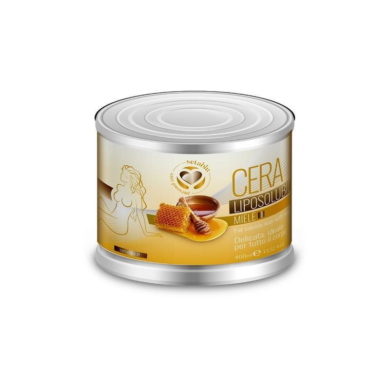 CERA LIPOSOLUBILE MIELE 400ML NF EAN 8057502406580 INGROSSO ARTICOLI PER LA DEPILAZIONE