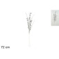 STELO 3 RAMI PALLINE SILVER EAN 8033113643170 INGROSSO FIORI FINTI NATALIZI