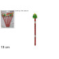 MATITA C/GOMMA NATALIZIA SET 6PZ BLISTER EAN 8033113728693 INGROSSO OGGETTISTICA NATALIZIA