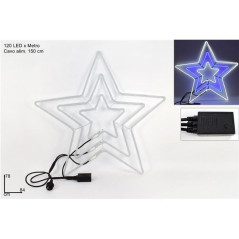 INGROSSO ARTICOLI NATALIZI STELLA LUMINOSA NEON BIANCO BLU GIOCHI 8033113928598 INGROSSO ARTICOLI NATALE