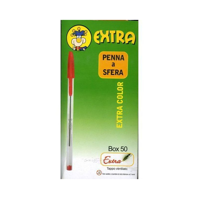 PENNE SFERA EXTRACOLOR RED C.50 EAN 8015550022213 INGROSSO PENNE PER LA SCUOLA PENNE SFERA EXTRACOLOR RED C.50 EAN 8015550022213 INGROSSO PENNE PER LA SCUOLA