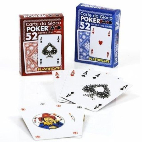 INGROSSO CARTE DA POKER BLU E ROSSE 6X9X2 8023650937559 INGROSSO GIOCHI E GIOCATTOLI CARTE DA GIOCO