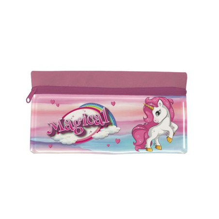 INGROSSO CARTOLERIA TASCHETTA 21X11CM UNICORNO 8032780722652 INGROSSO ARTICOLI SCUOLA ASTUCCI SCUOLA