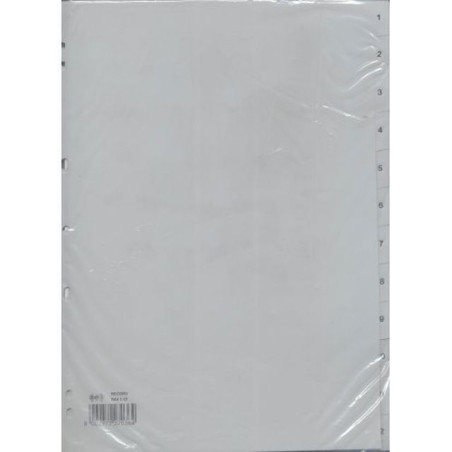 INGROSSO CARTOLERIA SEPARATORI RECORD RA4 1-12 8004972270364 INGROSSO RACCOGLITORI RICAMBI BUSTE TRASPARENTI