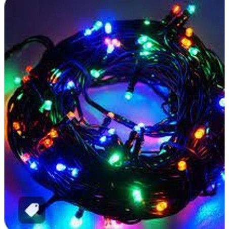 CATENA LUMINOSA 22MT 200LED MULTICOLOR EAN 8012414999872 INGROSSO LUCI NATALIZIE