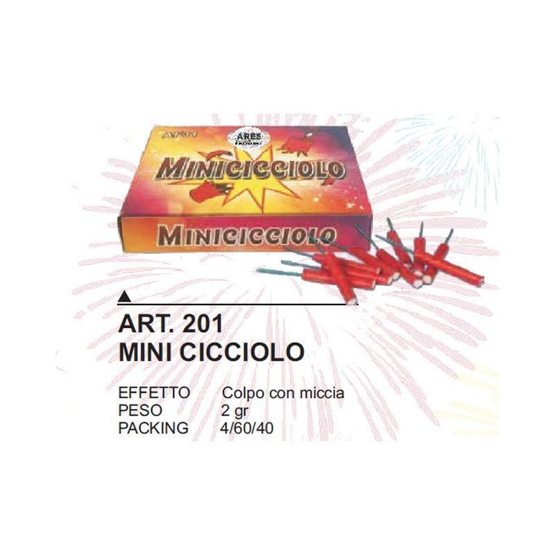 MINICICCIOLO PZ. 40 C.60/240 EAN 8057206070803 INGROSSO PETARDI