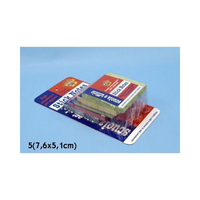 SET 5/6 BLOCCHI POST 100 FOGLI EAN 8015361485924 INGROSSO ETICHETTE LABEL POSTIT