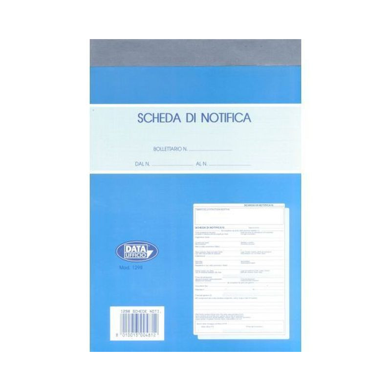 SCHEDE DI NOTIFICA SEMPLI EAN 8010013004812 INGROSSO MODULI E SCHEDE SCHEDE DI NOTIFICA SEMPLI EAN 8010013004812 INGROSSO MODULI E SCHEDE