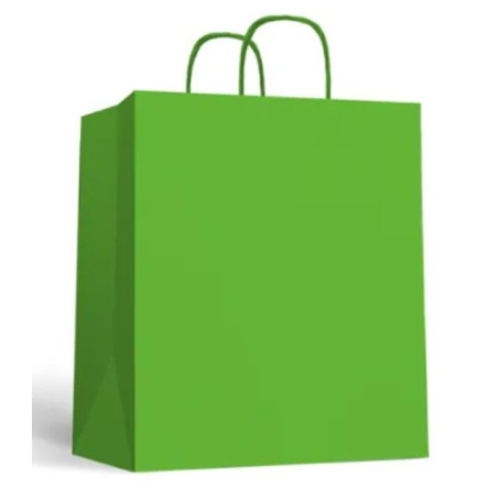 INGROSSO SHOPPER CARTA 18X24 VERDE C.25 8010598626218 INGROSSO ARITCOLI PER CONFEZIONI SACCHETTI E SHOPPER REGALO