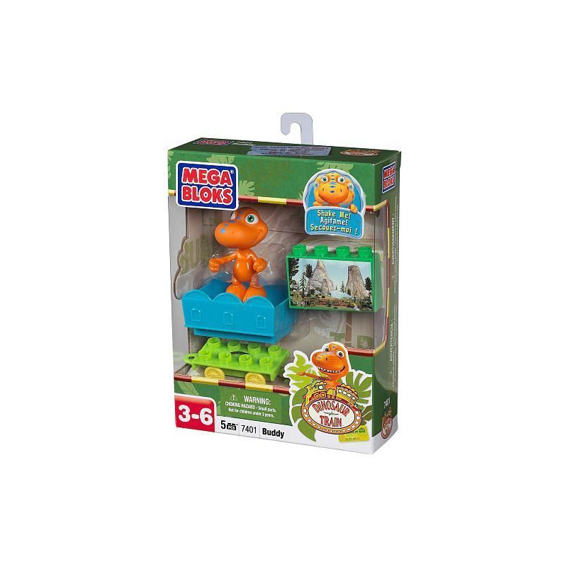MEGA BLOKS DINOSAUR TRAIN ASS.AMICI EAN 0065541074002 INGROSSO GIOCHI PRIMA INFANZIA