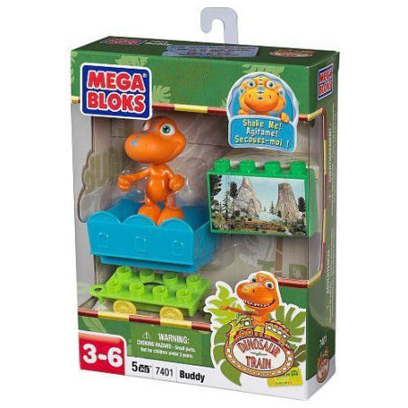 MEGA BLOKS DINOSAUR TRAIN ASS.AMICI EAN 0065541074002 INGROSSO GIOCHI PRIMA INFANZIA
