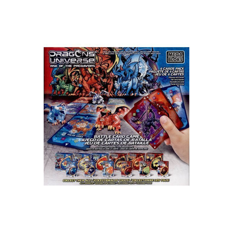 MEGA BLOKS MICRO DRAGONS BATTLE PACK ASS EAN 0065541951051 INGROSSO GIOCHI DI CARTE