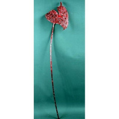 INGROSSO ARTICOLI NATALIZI ANTHURIUM ROSSO 8033113078071 INGROSSO DECORAZIONI NATALIZIE FIORI FINTI NATALIZI