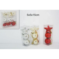 INGROSSO ARTICOLI NATALIZI PALLINE NATALIZIE C/STELLA ASS 8033113160608 INGROSSO ADDOBBI ALBERO NATALE