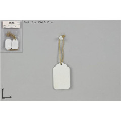 INGROSSO CARTOLERIA ETICHETTE LEGNO BIANCHE 6X4 10PZ 8034048503775 INGROSSO ARTICOLI DI CANCELLERIA ETICHETTE LABEL POSTIT
