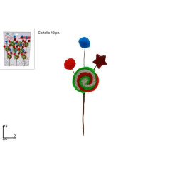 INGROSSO ARTICOLI NATALIZI CARTELLA CHIUDIPACCO LECCA LECCA 19 CM 8053482183251 INGROSSO ARTICOLI NATALE