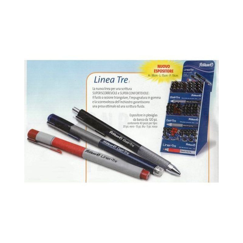 PELIKAN LINEA 3 BALL - GEL - LINER EAN 8009270008367 INGROSSO PENNE PER LA SCUOLA PELIKAN LINEA 3 BALL - GEL - LINER EAN 8009270008367 INGROSSO PENNE PER LA SCUOLA