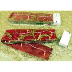 INGROSSO ARTICOLI NATALIZI NASTRO cm.6x2mt. C/20 LUCI LED 8015361558406 INGROSSO ADDOBBI ALBERO NATALE