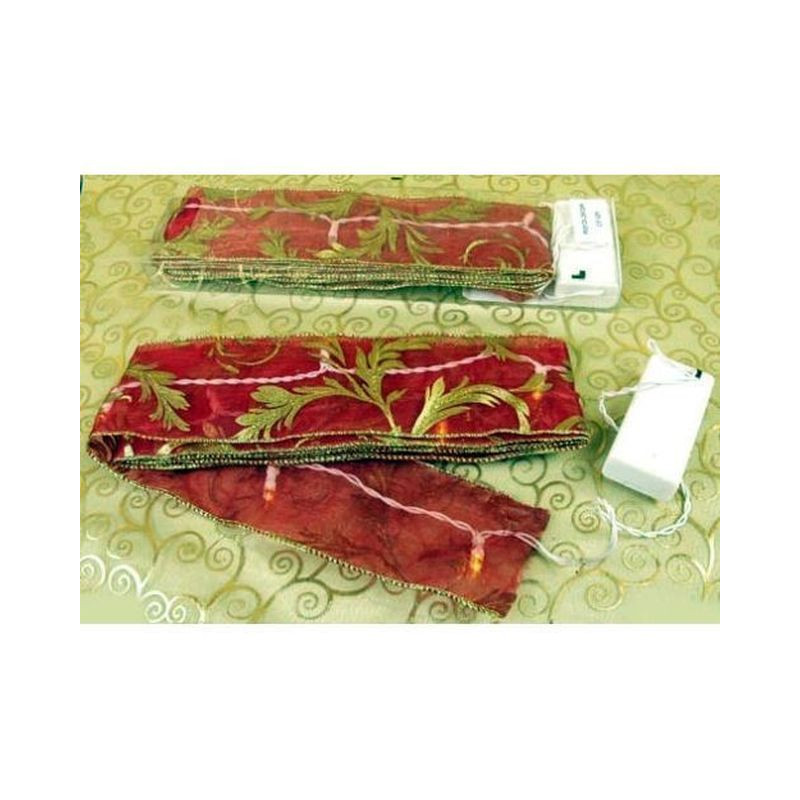 NASTRO cm.6x2mt. C/20 LUCI LED EAN 8015361558406 INGROSSO NASTRI NATALIZI PER ADDOBBO