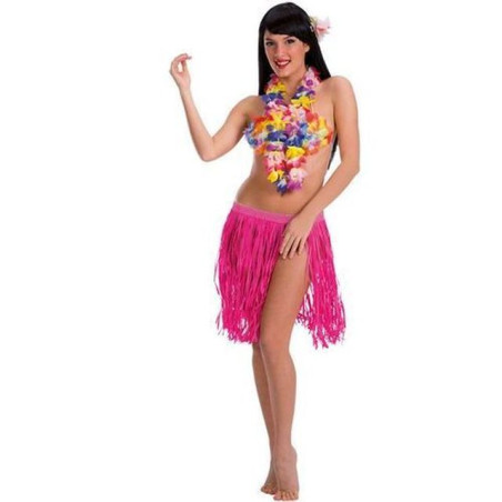 INGROSSO HAWAII GONNA HAWAII ROSA FLUO 8004761095628 INGROSSO ARTICOLI PER FESTE HAWAII ACCESSORI