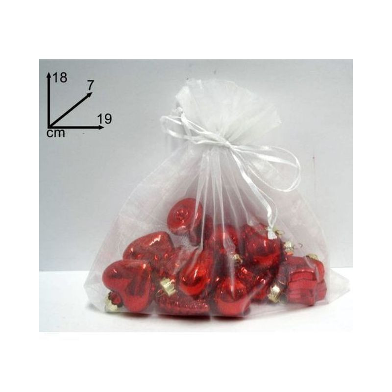 SACCHETTO 15 DECORAZIONI ROSSO EAN 8033113169960 INGROSSO OGGETTISTICA NATALIZIA SACCHETTO 15 DECORAZIONI ROSSO EAN 8033113169960 INGROSSO OGGETTISTICA NATALIZIA