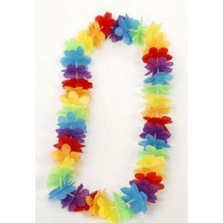 INGROSSO HAWAII COLLANA FIORI FESTA MULTICOLOR 8422259958697 INGROSSO ARTICOLI PER FESTE HAWAII ACCESSORI