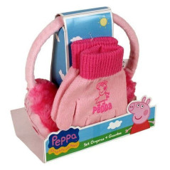 INGROSSO ABBIGLIAMENTO BIMBI PEPPA PIG SET PARAORECCHIE + GUANTI 8427418683526 INGROSSO ABBIGLIAMENTO PER BAMBINI