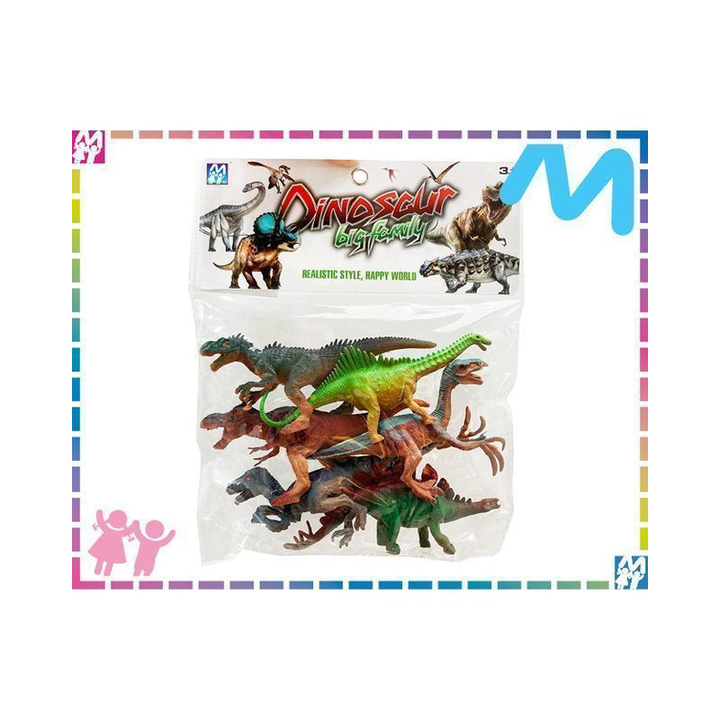 DINOSAURI FAMILY 27X22X2,5 EAN 8033866464077 INGROSSO BUSTE ANIMALI GIOCATTOLO DINOSAURI FAMILY 27X22X2,5 EAN 8033866464077 INGROSSO BUSTE ANIMALI GIOCATTOLO