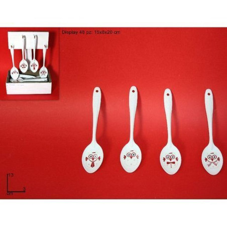 INGROSSO CASALINGHI CUCCHIAIO METALLO C/GUFO 12CM 8033113399091 INGROSSO ACCESSORI CUCINA POSATE PER LA CASA