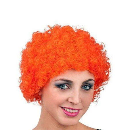 INGROSSO CARNEVALE PARRUCCA RICCIOLINA ARANCIONE 8004761024901 INGROSSO ARTICOLI CARNEVALE PARRUCCHE E BARBE DI CARNEVALE
