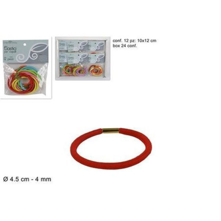 INGROSSO PROFUMERIA ELASTICI GROSSI COL. FIOR. 12PZ 8027501580413 INGROSSO ACCESSORI PER CAPELLI ELASTICI E FASCE PER CAPELLI