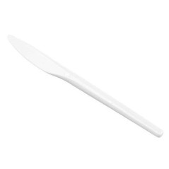 INGROSSO CASALINGHI COLTELLO PLASTICA PS BIANCO 25PZ. 8000536030467 INGROSSO ACCESSORI CUCINA POSATE PER LA CASA