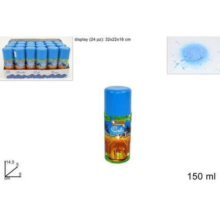 INGROSSO ARTICOLI NATALIZI SPRAY CIELO 150ML 8033113448997 INGROSSO ARTICOLI NATALE BOMBOLETTE SPRAY NATALIZIE