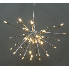 INGROSSO ARTICOLI NATALIZI CIUFFO / PALLA 80 LED BIANCO CALDO 8003429989835 INGROSSO ARTICOLI NATALE
