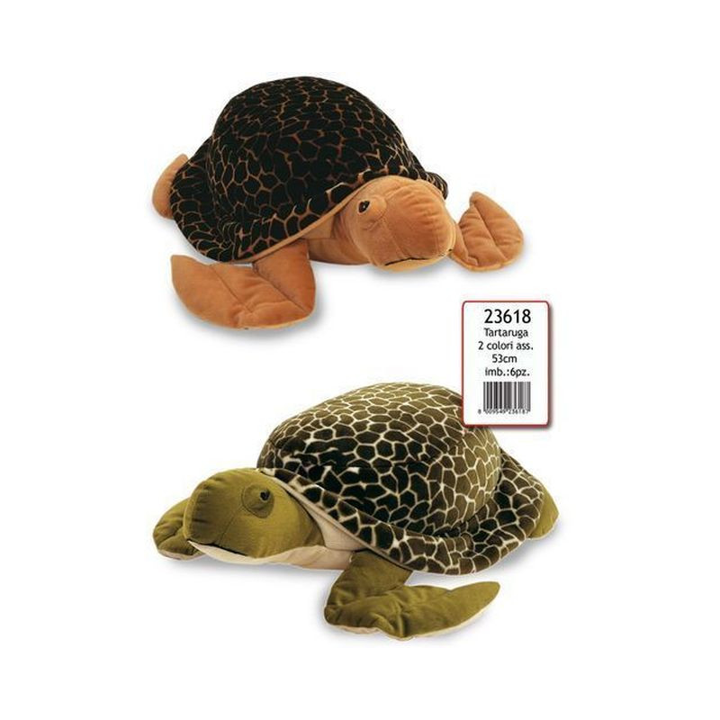 TARTARUGA CM.53 2 COLORI EAN 8009549236187 INGROSSO PELUCHE MORBIDOSI
