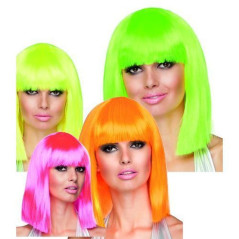 INGROSSO CARNEVALE PARRUCCA NEON DANCE COL.ASS. 8712026857705 INGROSSO ARTICOLI CARNEVALE PARRUCCHE E BARBE DI CARNEVALE