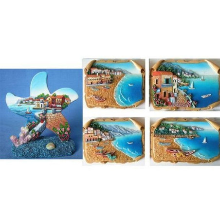 INGROSSO SOUVENIR BASE STELLA MARINA PAESAGGI ASS. 8021296920416 INGROSSO ARTICOLI SOUVENIR CALAMITE SOUVENIR