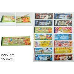 INGROSSO CARTOLERIA BLOCCHETTI INVITO 15 FOGLI 9772036675002 INGROSSO BIGLIETTI AUGURI BIGLIETTI INVITO