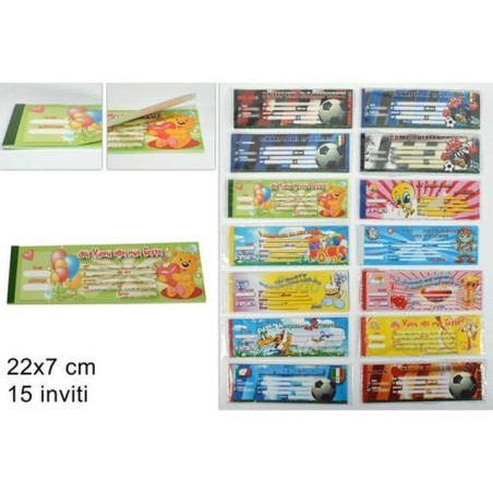 INGROSSO CARTOLERIA BLOCCHETTI INVITO 15 FOGLI 9772036675002 INGROSSO BIGLIETTI AUGURI BIGLIETTI INVITO